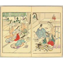 無款: Japanese Fairy Tale Series - The Wooden Bowl - Artelino