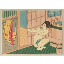 Utagawa Kunisada: Taking a Bath - Artelino