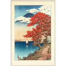 川瀬巴水: Chuzenji Lake, Nikko - Artelino