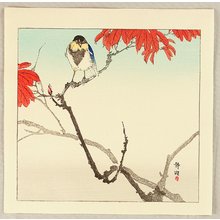 Seiko: Blue Bird and Red Leaves - Artelino
