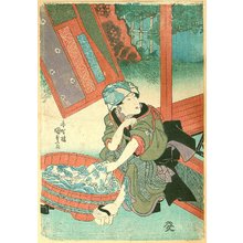 Utagawa Kunisada: Washing - Artelino