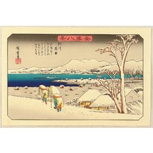 Utagawa Hiroshige: Eight Views of Kanazawa - Uchikawa - Artelino