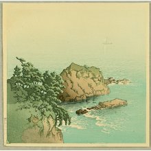 川瀬巴水: Twelve Famous Sceneries - Nishiki Bay, Atami - Artelino