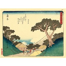 Utagawa Hiroshige: Fifty-three Stations of Tokaido - Kambara - Artelino