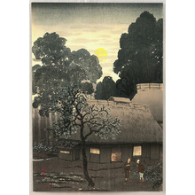 Kawatsura Yoshio: Village in Twilight - Artelino