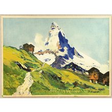 Japanischer Druck "Matterhorn" von Unknown, 無款 (null)