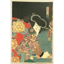 Utagawa Kunisada: Magician Jiraiya - Artelino