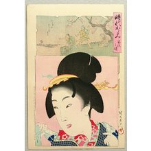 Toyohara Chikanobu: Mirror of the Ages - Ansei - Artelino
