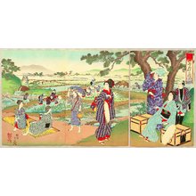 豊原周延: Customs and Manners of Edo 12 Months - May - Artelino