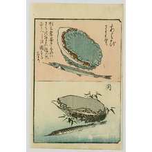 Utagawa Hiroshige: Tebiki Gusa - Abalone - Artelino