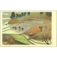 Ono Bakufu: Rice Planting in the Rain - Artelino