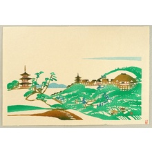 Inagaki Toshijiro: Kiyomizu Temple in Summer - Artelino