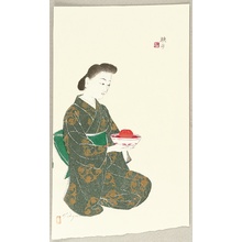 Kitazawa Eigetsu: Woman in Autumn - Artelino