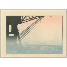 Japanese Print "Construction Site" by Unknown, 無款 (null)