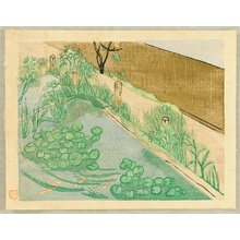 Japanese Print "Corner of a Garden" by Unknown, 無款 (null)