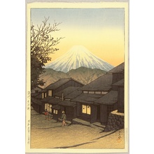 川瀬巴水: Selection of Views of the Tokaido - Yui at Suruga - Artelino
