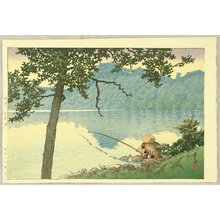 川瀬巴水: Matsubara Lake - Artelino