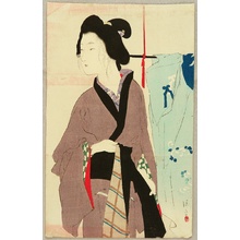 Kaburagi Kiyokata: Purple Kimono - Artelino