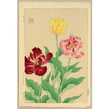 Kawarazaki Shodo: Tulips - Artelino