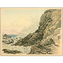 Jokata Kaiseki: Mt. Fuji and Rough Ocean - Artelino