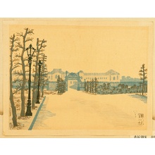 Hiratsuka Unichi: Recollections of Tokyo - Akasaka Palace - Artelino
