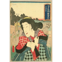 Utagawa Kunisada: Edo Meisho Zue - No.20 Naito Shinjuku - Artelino