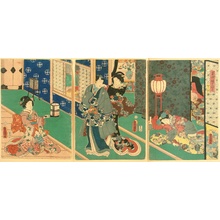 Utagawa Kunisada: Prince Genji and Beauties - Artelino