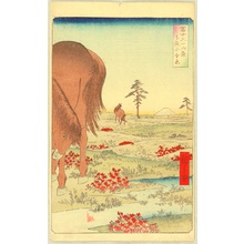 Utagawa Hiroshige: Thirty-six Views of Mt.Fuji - Kogane Plain - Artelino