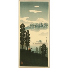 無款: Mt. Fuji seen from a Hill - Artelino