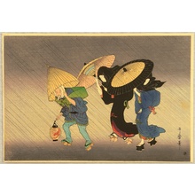 Utagawa Toyokuni I: Rain Storm - Artelino