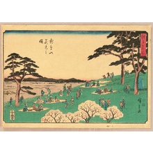 Utagawa Hiroshige: Edo Meisho - Picnic - Artelino