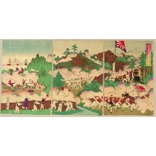 無款: Fierce Battle at Asan - Sino-Japanese War - Artelino