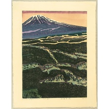 Hagiwara Hideo: 36 Views of Mt. Fuji - Morning Mist, Burning Meadow - Artelino