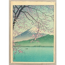 Kawase Hasui: Mt. Fuji from Kishio - Artelino