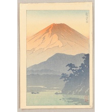 Kawase Hasui: Mt. Fuji and Shojin Lake - Artelino
