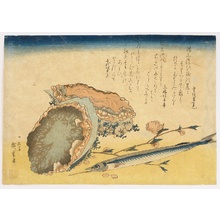 Utagawa Hiroshige: Fish Series - Fish and Prawns - Artelino