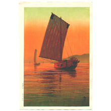 Ito Yuhan: Boats in the Sunset Glow - Artelino