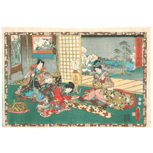 Utagawa Kunisada: The Tale of Genji - no. 53 - Artelino