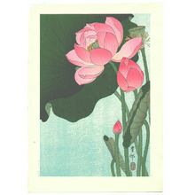 小原古邨: Flowering Lotus - Artelino