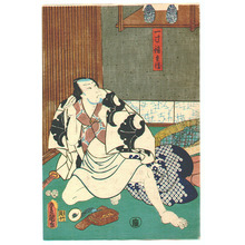 Utagawa Kunisada: Tokubei and Danshichi - Artelino
