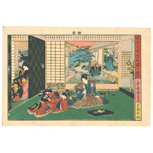 Utagawa Kunisada III: 47 Ronin - Kanadehon Chushingura act. 2 - Artelino