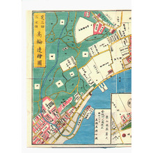 Unknown: Map of Edo, Takawara Area - Kirie Zu - Artelino