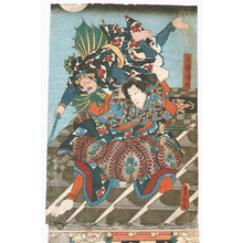 Utagawa Kunisada: Battle on the Roof - Artelino