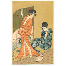 Kitagawa Utamaro: Beauties after the Bath - Artelino