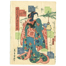 Utagawa Yoshitaki: Kocho - Imayo Genji - Artelino