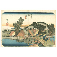 Utagawa Hiroshige: Hodogaya - Tokaido Gojusan Tsugi no Uchi (Hoeido) - Artelino