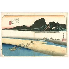 Utagawa Hiroshige: Kanaya - Tokaido Gojusan Tsugi no Uchi (Hoeido) - Artelino