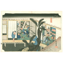 Utagawa Hiroshige: Akasaka - Tokaido Gojusan Tsugi no Uchi (Hoeido) - Artelino