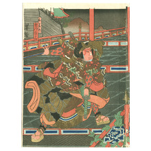 Japanese Print "Heroes and Princess - Kokusenya Kassen" by Utagawa Yoshitaki, 歌川芳滝 (Utagawa Yoshitaki)