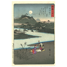 Utagawa Hiroshige: Six Jewel Rivers - Shokoku Mu Tamagawa - Artelino